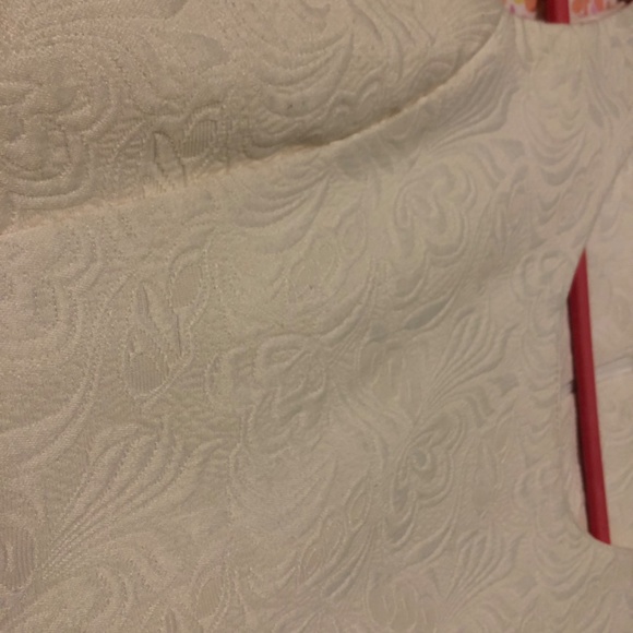 White Fit and Flare Dress sz Small - Picture 6 of 6
